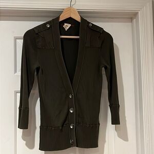 Gap Red vintage 90s/00s v-neck cardigan